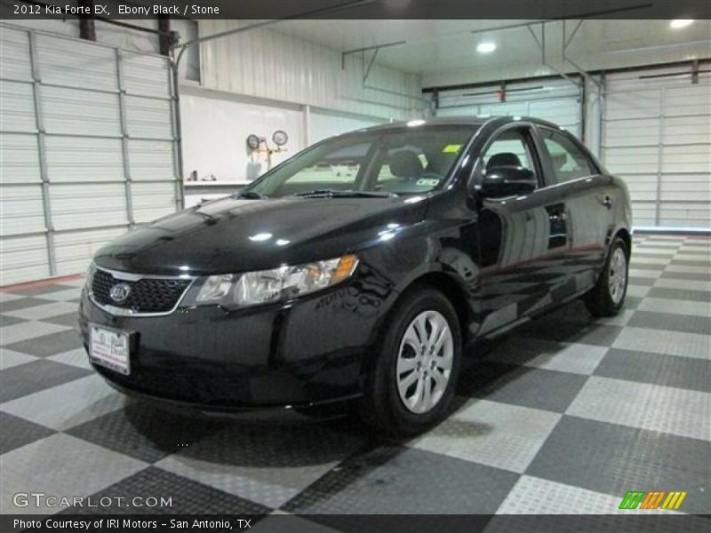Ebony Black / Stone 2012 Kia Forte EX