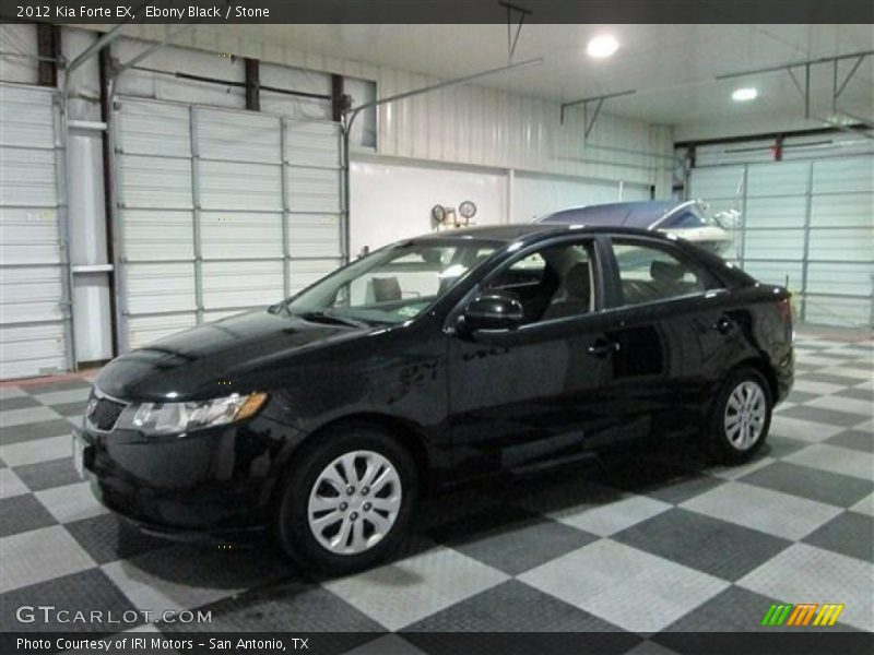 Ebony Black / Stone 2012 Kia Forte EX