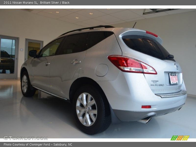 Brilliant Silver / Black 2011 Nissan Murano SL