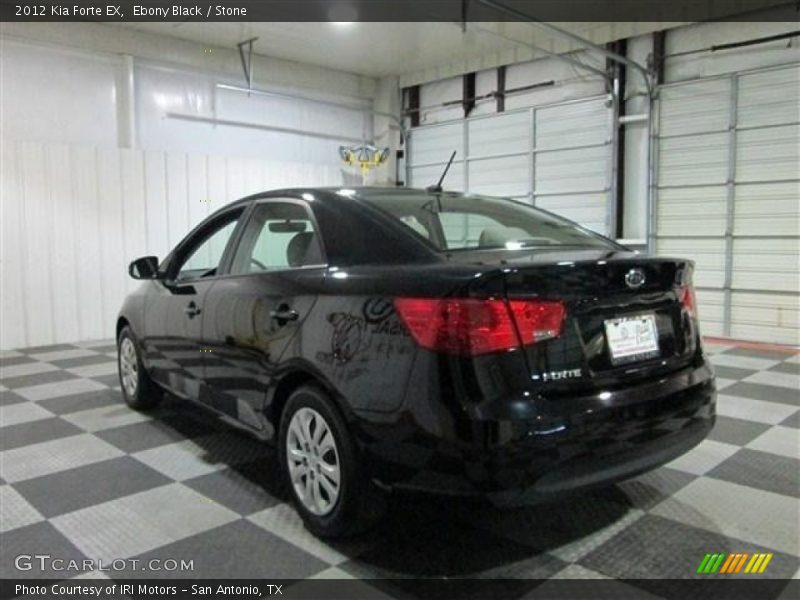 Ebony Black / Stone 2012 Kia Forte EX
