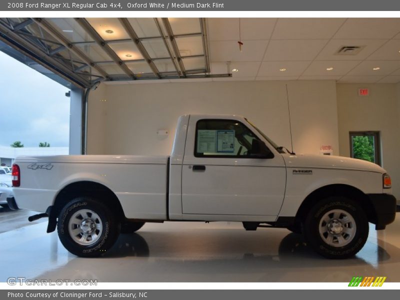Oxford White / Medium Dark Flint 2008 Ford Ranger XL Regular Cab 4x4