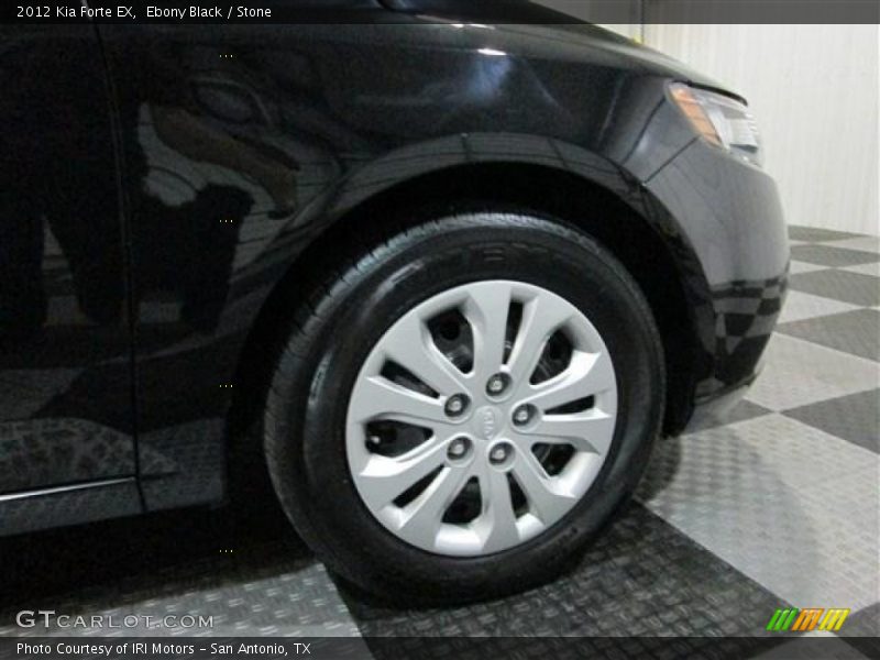 Ebony Black / Stone 2012 Kia Forte EX