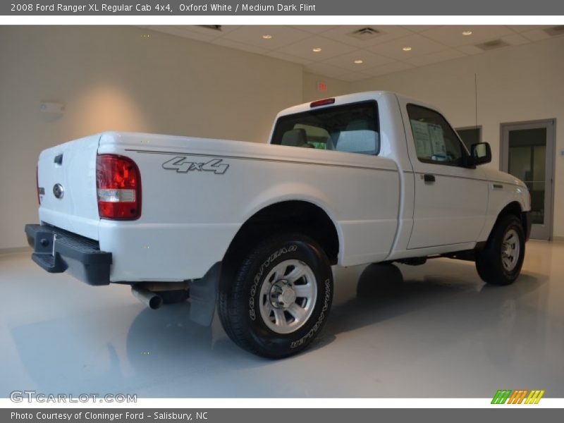 Oxford White / Medium Dark Flint 2008 Ford Ranger XL Regular Cab 4x4