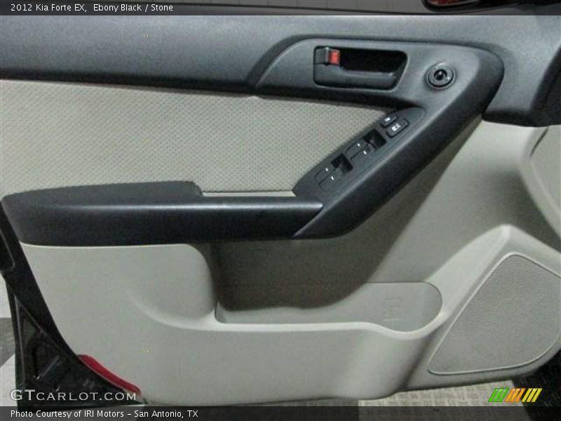 Ebony Black / Stone 2012 Kia Forte EX