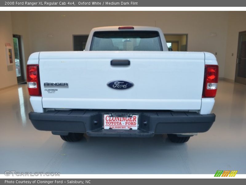 Oxford White / Medium Dark Flint 2008 Ford Ranger XL Regular Cab 4x4
