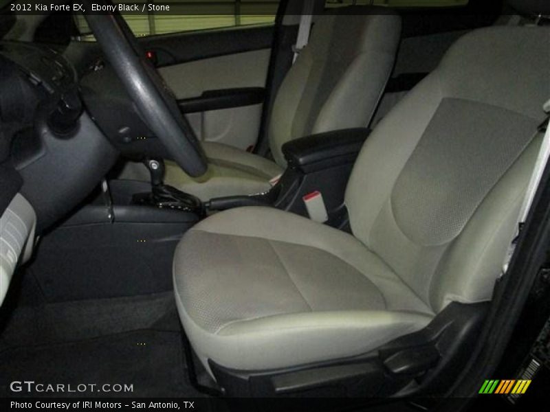 Ebony Black / Stone 2012 Kia Forte EX