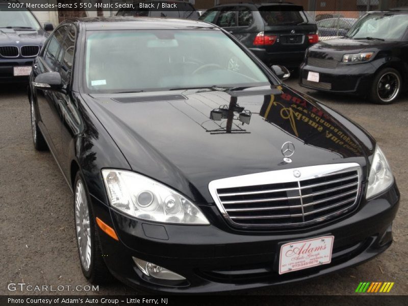 Black / Black 2007 Mercedes-Benz S 550 4Matic Sedan