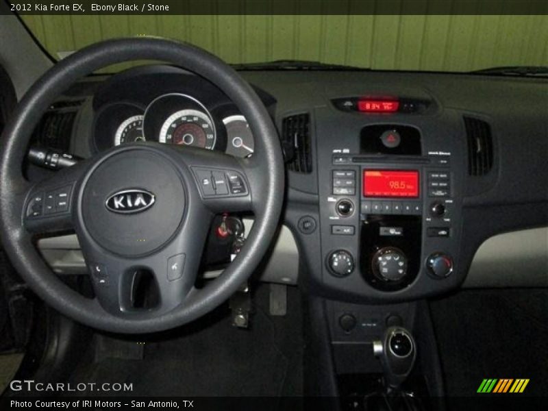 Ebony Black / Stone 2012 Kia Forte EX