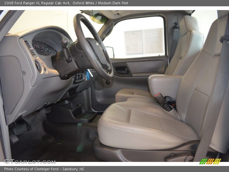  2008 Ranger XL Regular Cab 4x4 Medium Dark Flint Interior