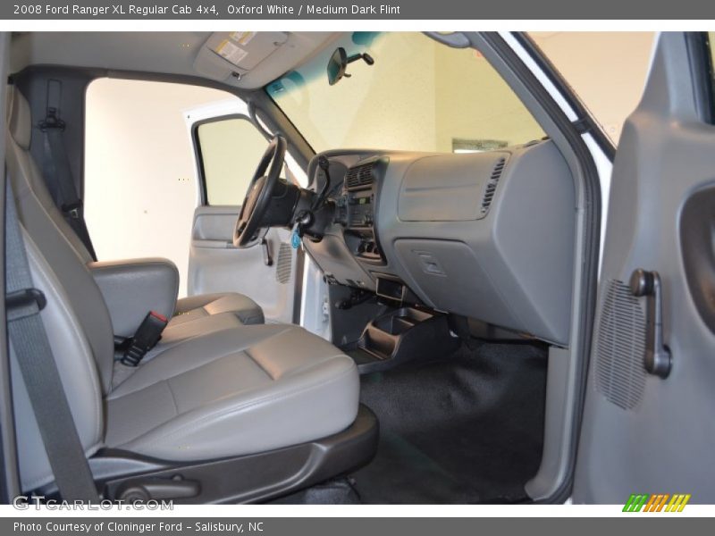Oxford White / Medium Dark Flint 2008 Ford Ranger XL Regular Cab 4x4