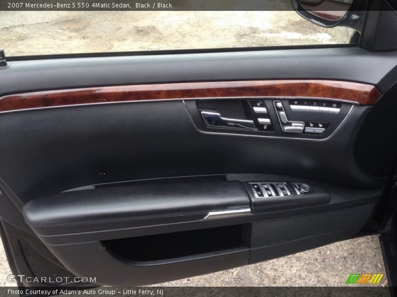 Black / Black 2007 Mercedes-Benz S 550 4Matic Sedan