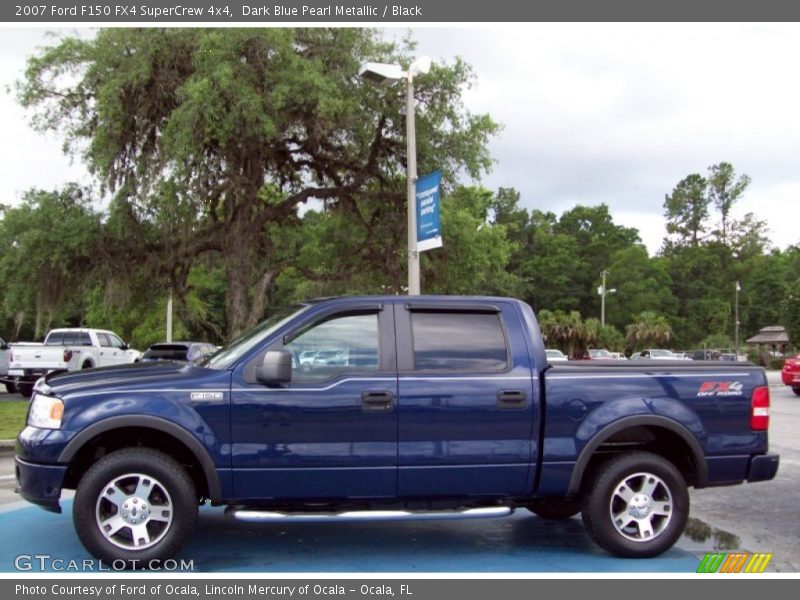 Dark Blue Pearl Metallic / Black 2007 Ford F150 FX4 SuperCrew 4x4