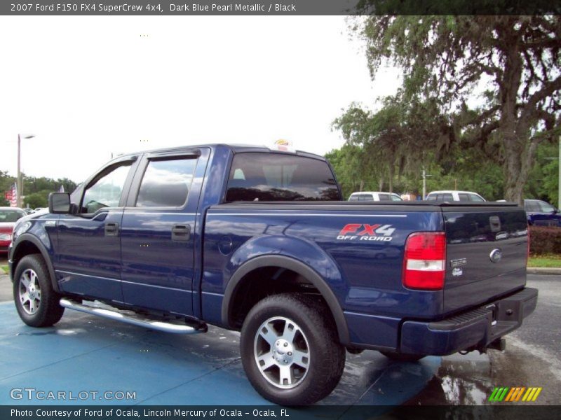 Dark Blue Pearl Metallic / Black 2007 Ford F150 FX4 SuperCrew 4x4