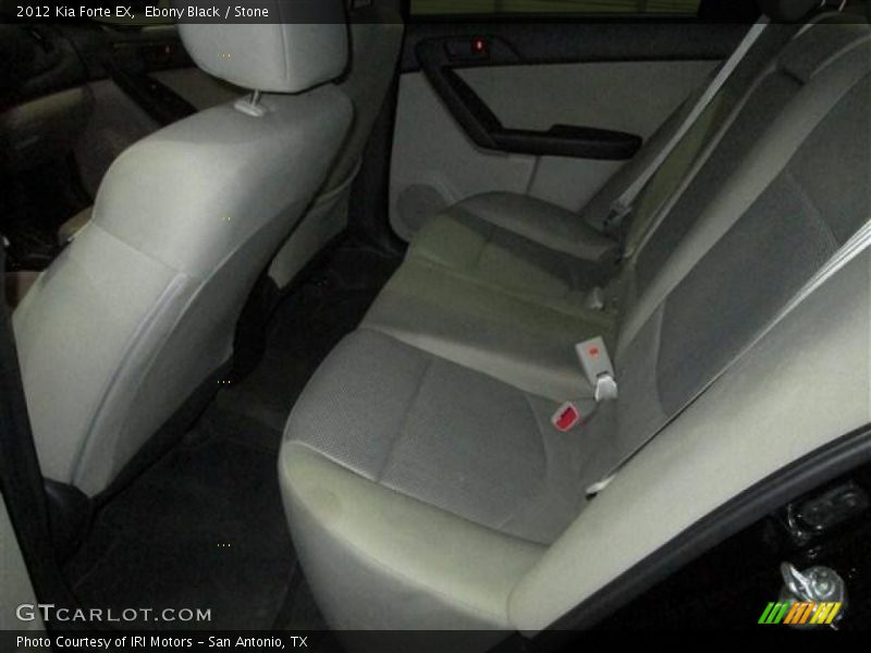 Ebony Black / Stone 2012 Kia Forte EX