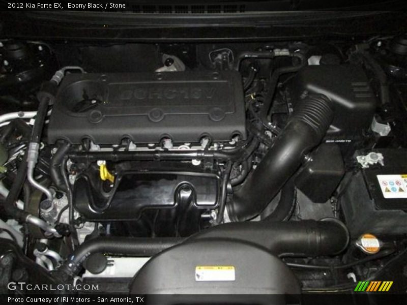 Ebony Black / Stone 2012 Kia Forte EX