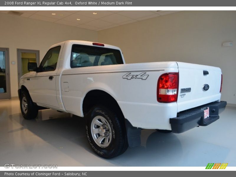 Oxford White / Medium Dark Flint 2008 Ford Ranger XL Regular Cab 4x4
