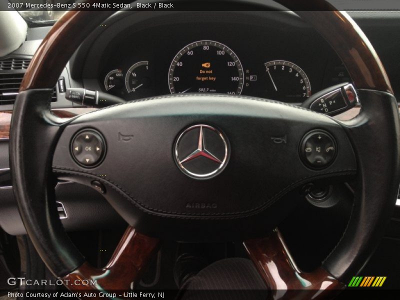 Black / Black 2007 Mercedes-Benz S 550 4Matic Sedan
