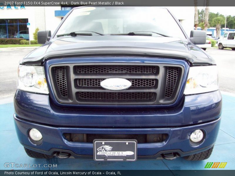 Dark Blue Pearl Metallic / Black 2007 Ford F150 FX4 SuperCrew 4x4