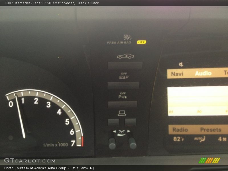 Black / Black 2007 Mercedes-Benz S 550 4Matic Sedan