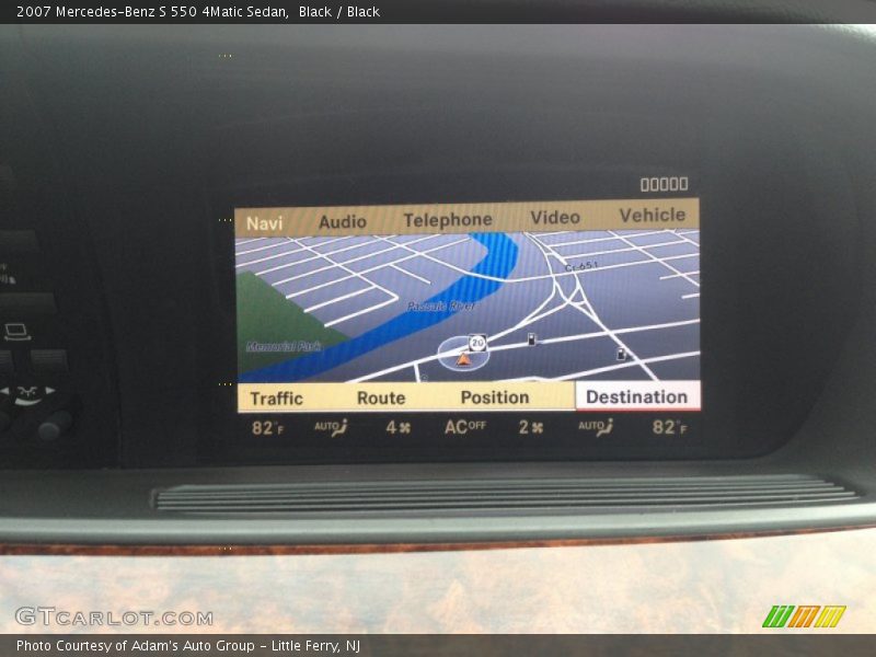 Black / Black 2007 Mercedes-Benz S 550 4Matic Sedan