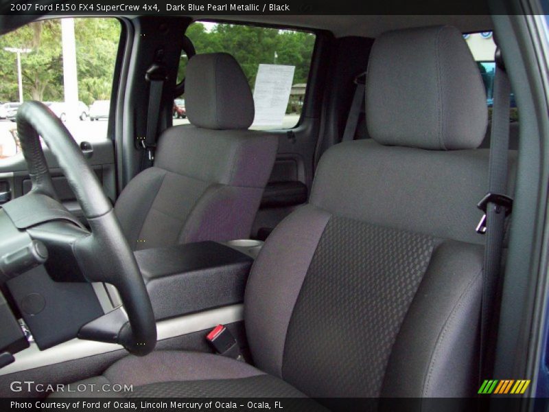 Dark Blue Pearl Metallic / Black 2007 Ford F150 FX4 SuperCrew 4x4