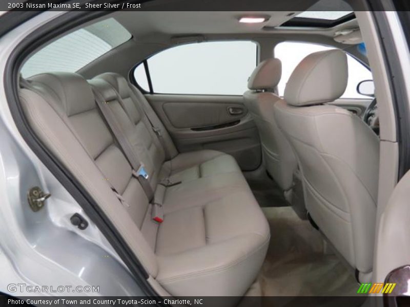 Rear Seat of 2003 Maxima SE