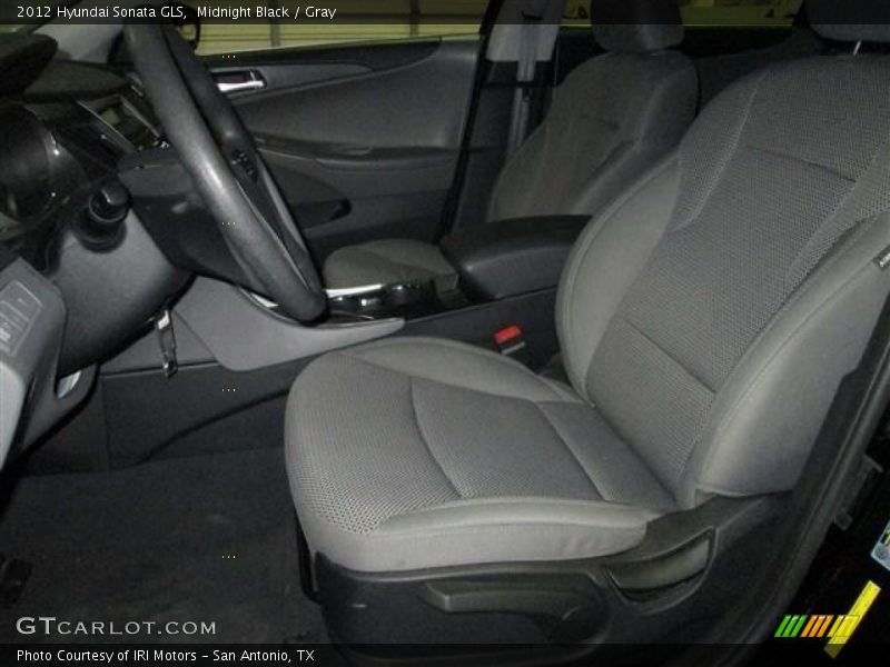 Midnight Black / Gray 2012 Hyundai Sonata GLS