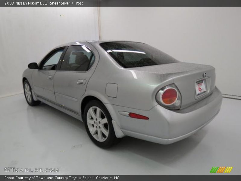 Sheer Silver / Frost 2003 Nissan Maxima SE