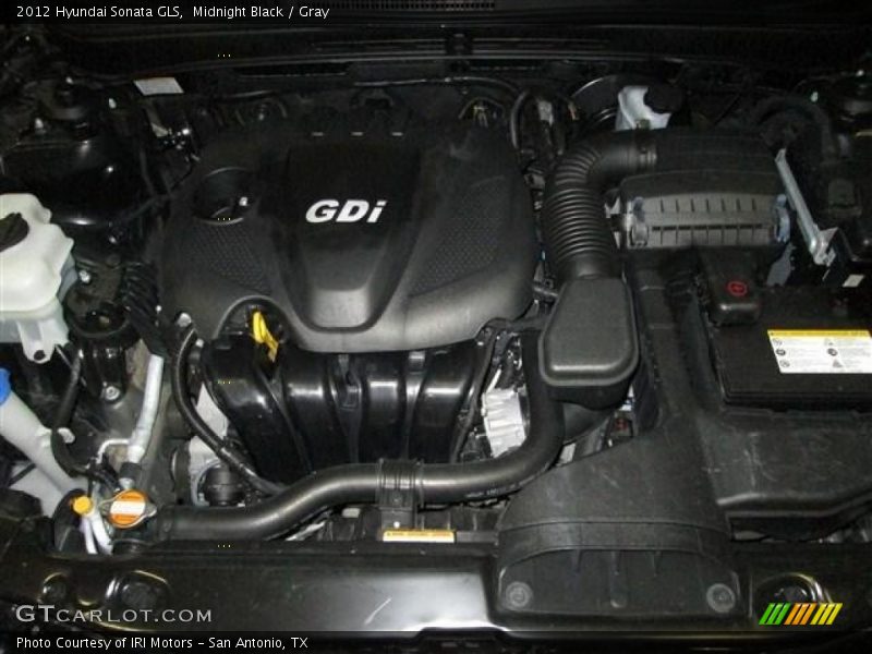Midnight Black / Gray 2012 Hyundai Sonata GLS