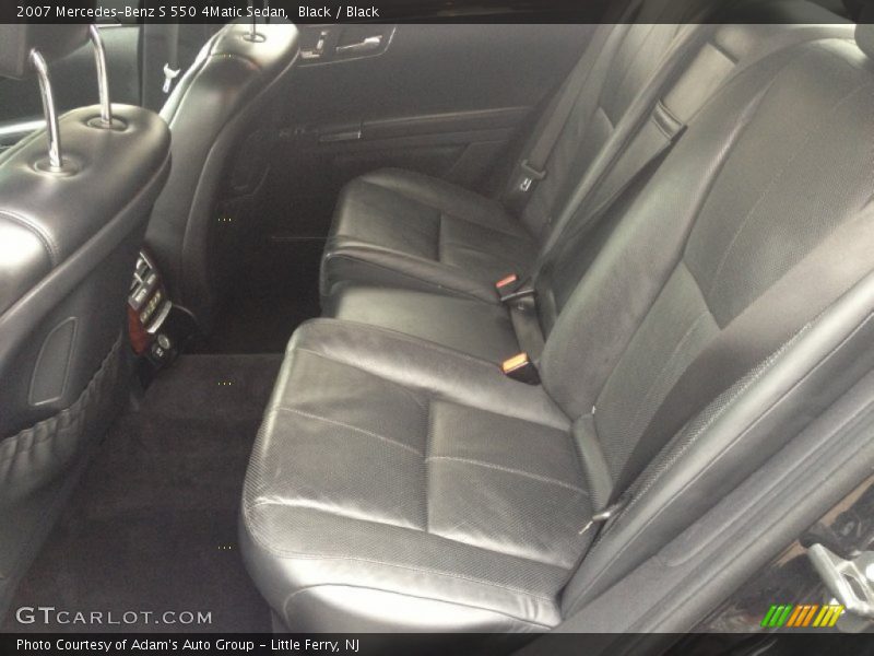 Black / Black 2007 Mercedes-Benz S 550 4Matic Sedan