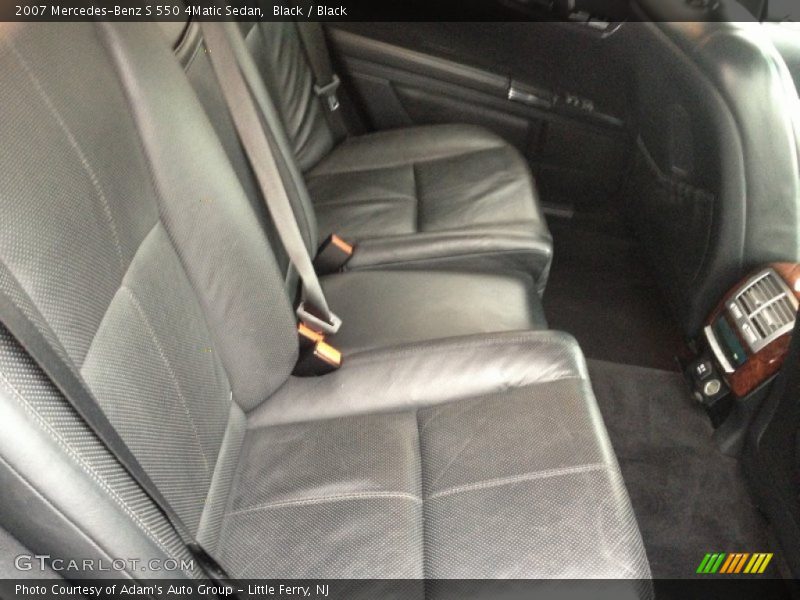 Black / Black 2007 Mercedes-Benz S 550 4Matic Sedan