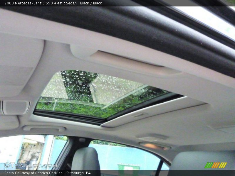 Black / Black 2008 Mercedes-Benz S 550 4Matic Sedan