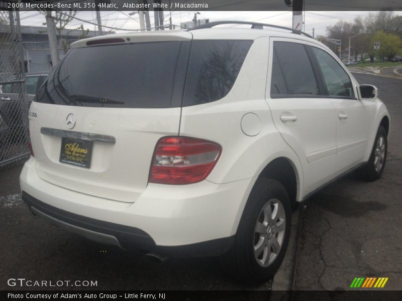 Alabaster White / Macadamia 2006 Mercedes-Benz ML 350 4Matic