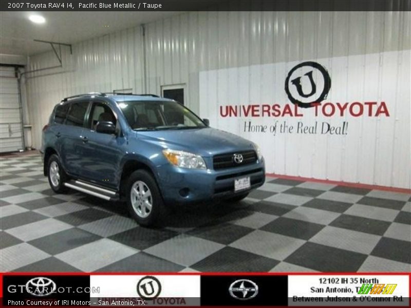 Pacific Blue Metallic / Taupe 2007 Toyota RAV4 I4