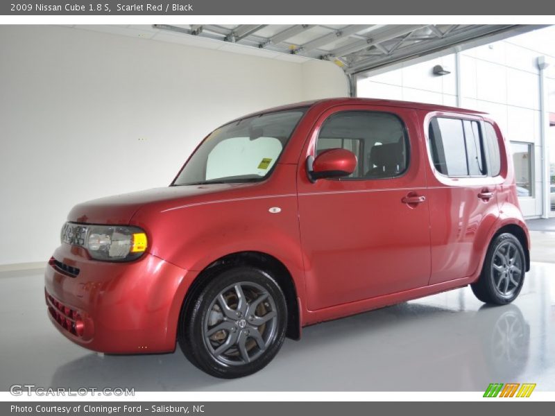Scarlet Red / Black 2009 Nissan Cube 1.8 S