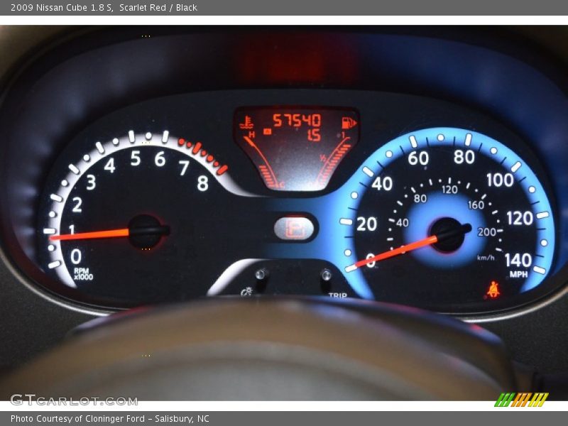 Scarlet Red / Black 2009 Nissan Cube 1.8 S