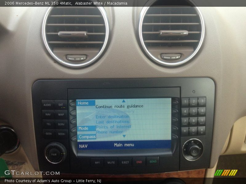 Alabaster White / Macadamia 2006 Mercedes-Benz ML 350 4Matic