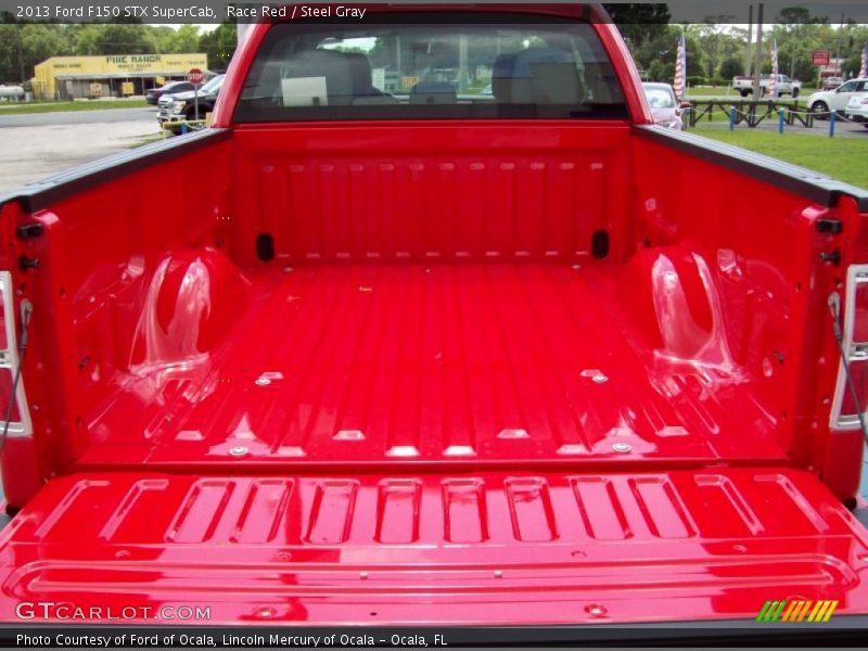 Race Red / Steel Gray 2013 Ford F150 STX SuperCab