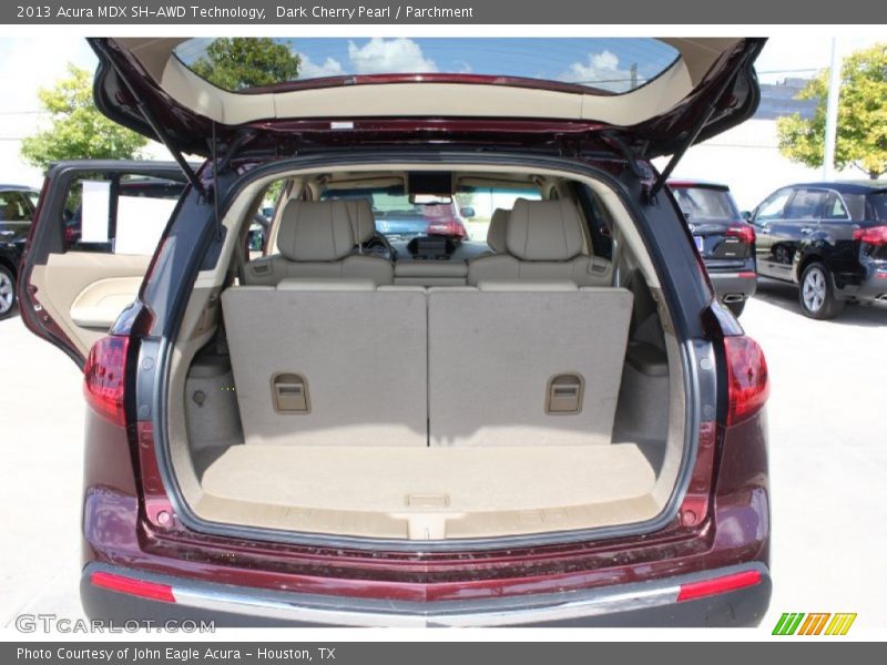Dark Cherry Pearl / Parchment 2013 Acura MDX SH-AWD Technology