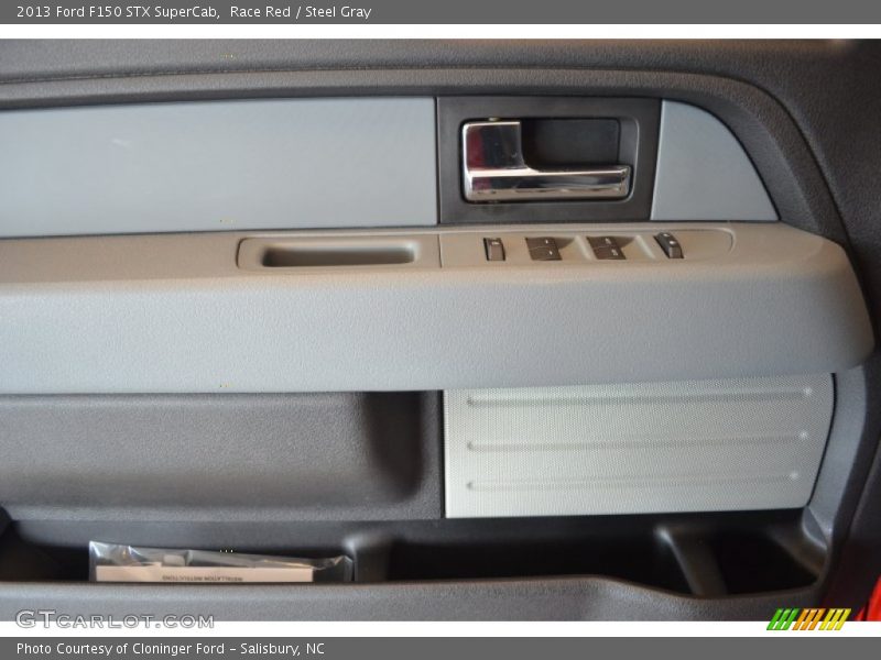 Race Red / Steel Gray 2013 Ford F150 STX SuperCab