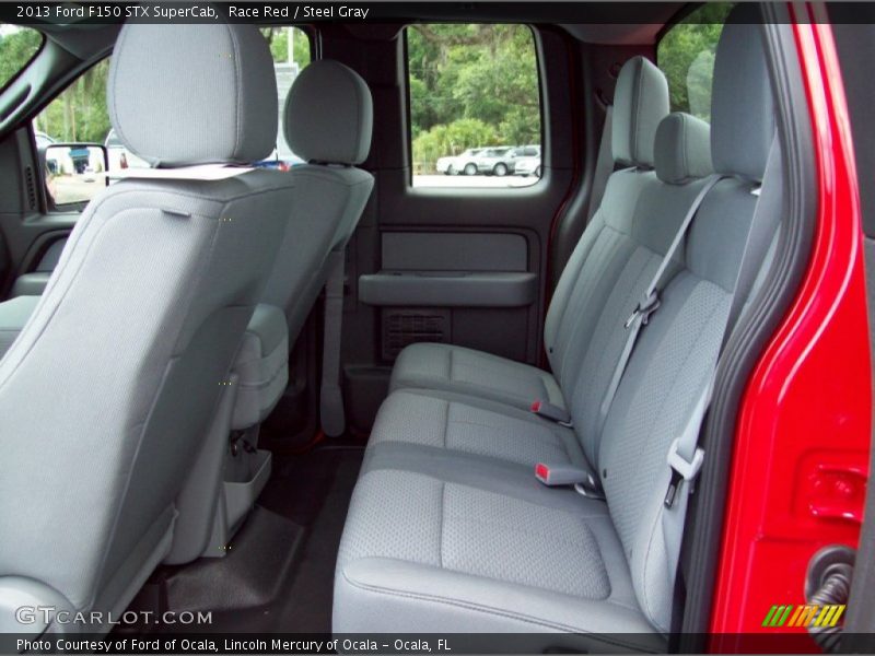 Race Red / Steel Gray 2013 Ford F150 STX SuperCab