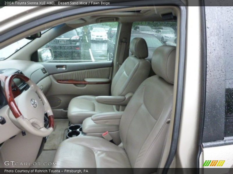 Desert Sand Mica / Fawn Beige 2004 Toyota Sienna XLE AWD