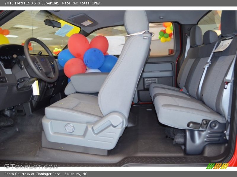 Race Red / Steel Gray 2013 Ford F150 STX SuperCab