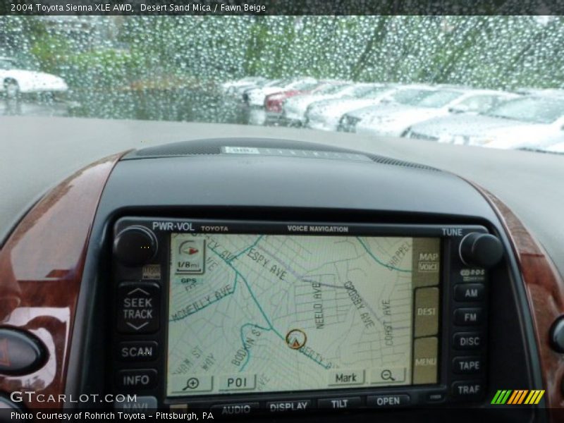Desert Sand Mica / Fawn Beige 2004 Toyota Sienna XLE AWD