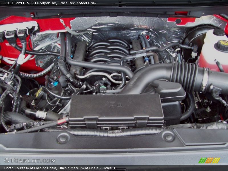 Race Red / Steel Gray 2013 Ford F150 STX SuperCab