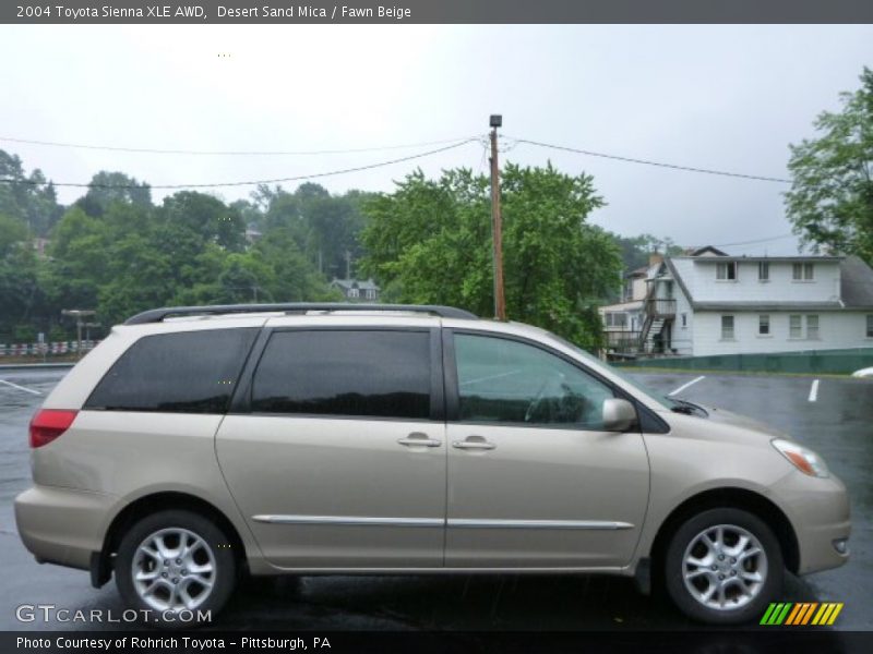 Desert Sand Mica / Fawn Beige 2004 Toyota Sienna XLE AWD