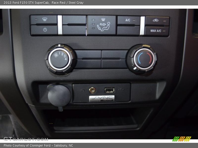 Race Red / Steel Gray 2013 Ford F150 STX SuperCab