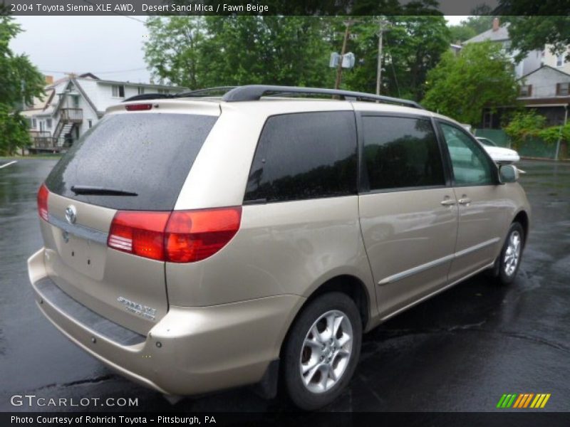 Desert Sand Mica / Fawn Beige 2004 Toyota Sienna XLE AWD