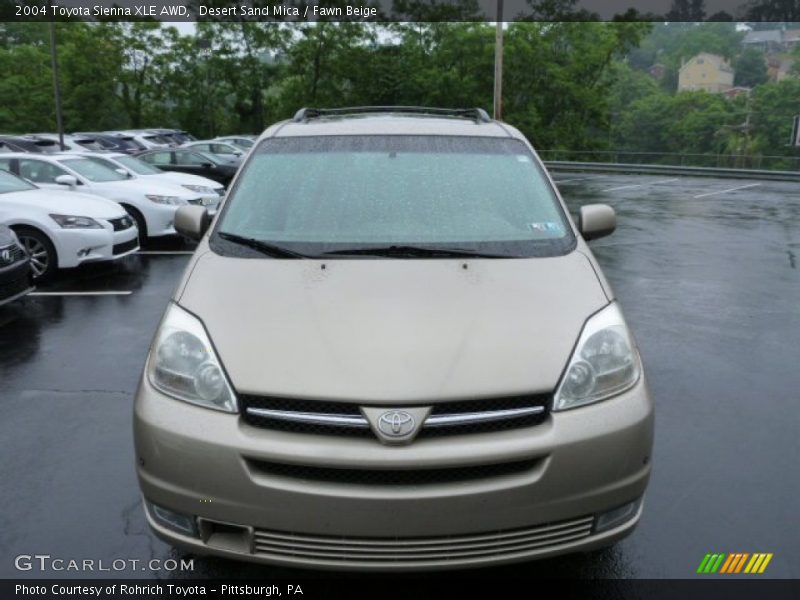 Desert Sand Mica / Fawn Beige 2004 Toyota Sienna XLE AWD