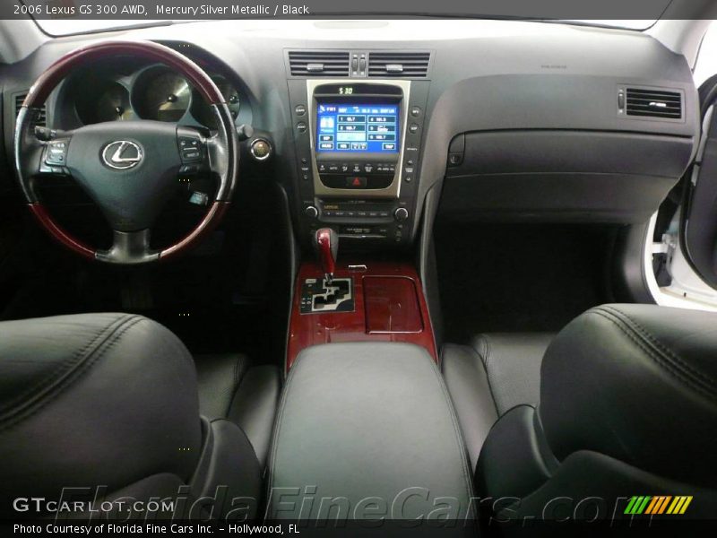 Mercury Silver Metallic / Black 2006 Lexus GS 300 AWD